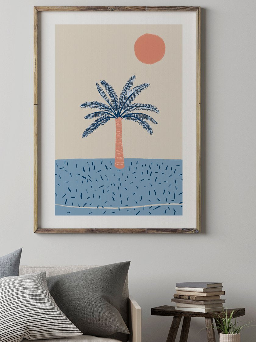 Tropical Palms - Poster