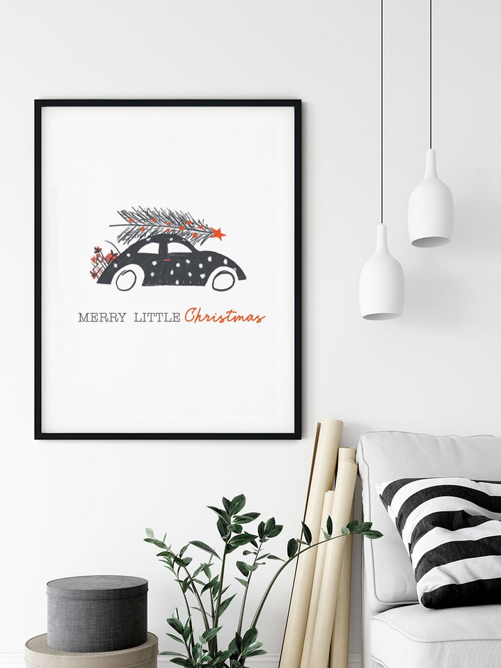 Christmas Car - Poster