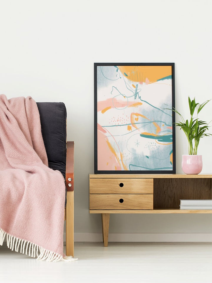 Cosy Beach - Summer Shapes Poster