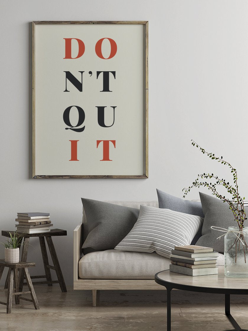 dont-quit-do-it-poster-in-interior-living-room