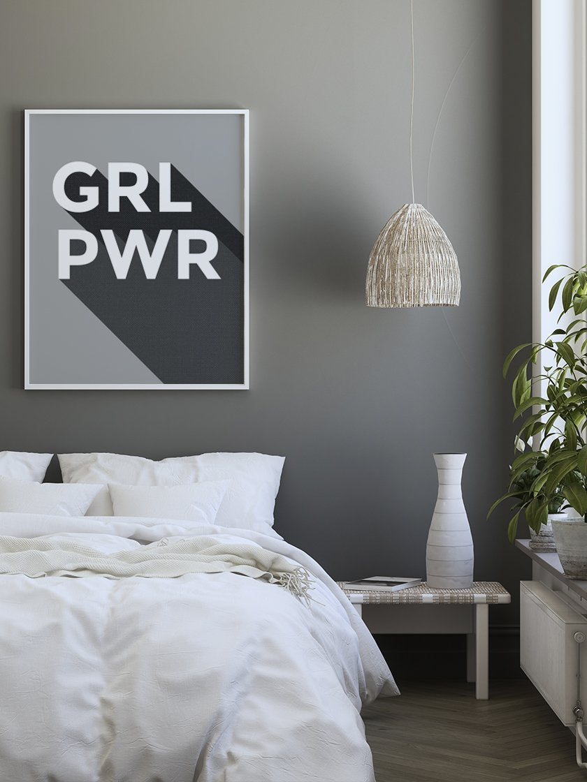 girl-power-poster-in-interior-bedroom