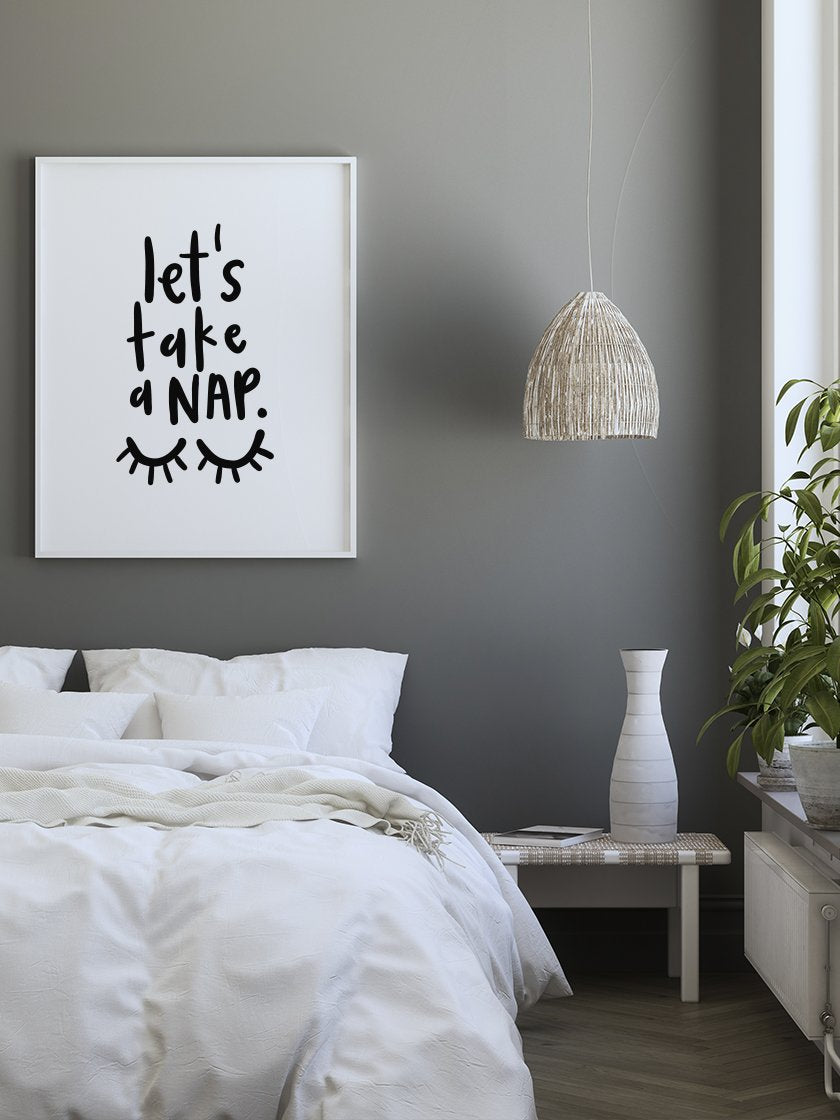 project-nord-lets-take-a-nap-poster-in-interior-bedroom