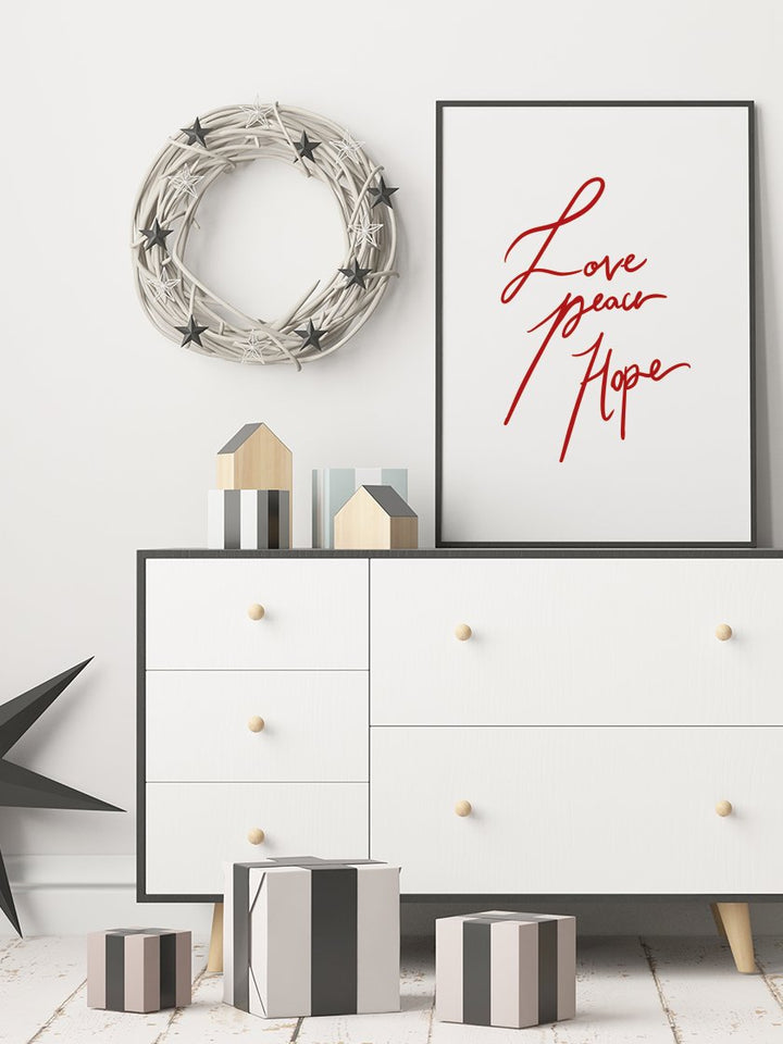 Love, Peace, Hope - Poster