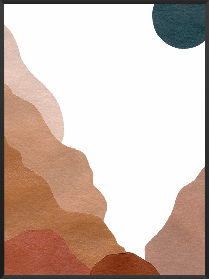 Abstract Grand Canyon - Poster