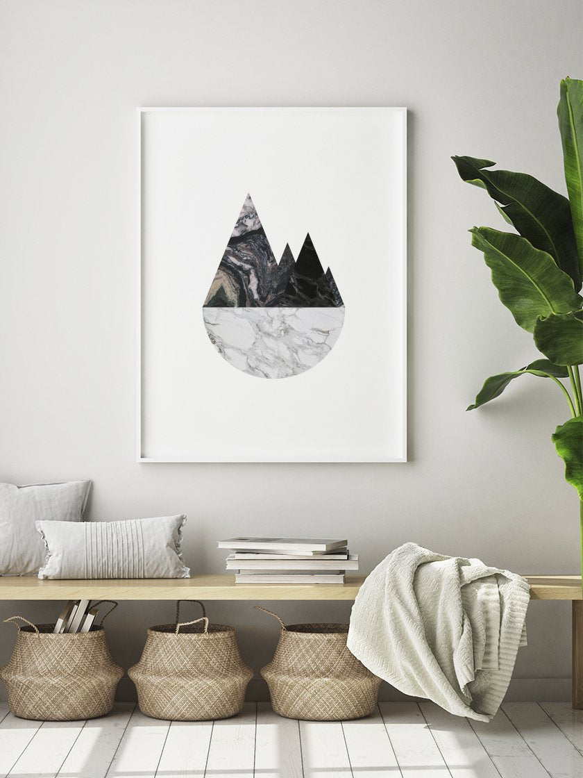 marble-mountains-poster-in-interior-hallway
