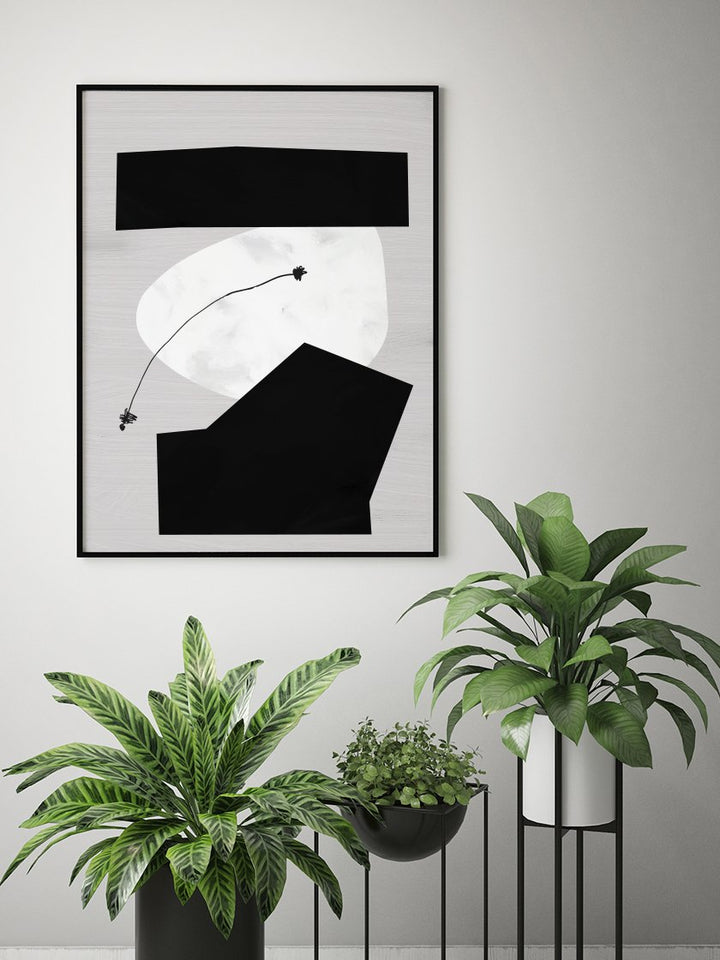 project-nord-moon-phases-poster-in-interior-hallway