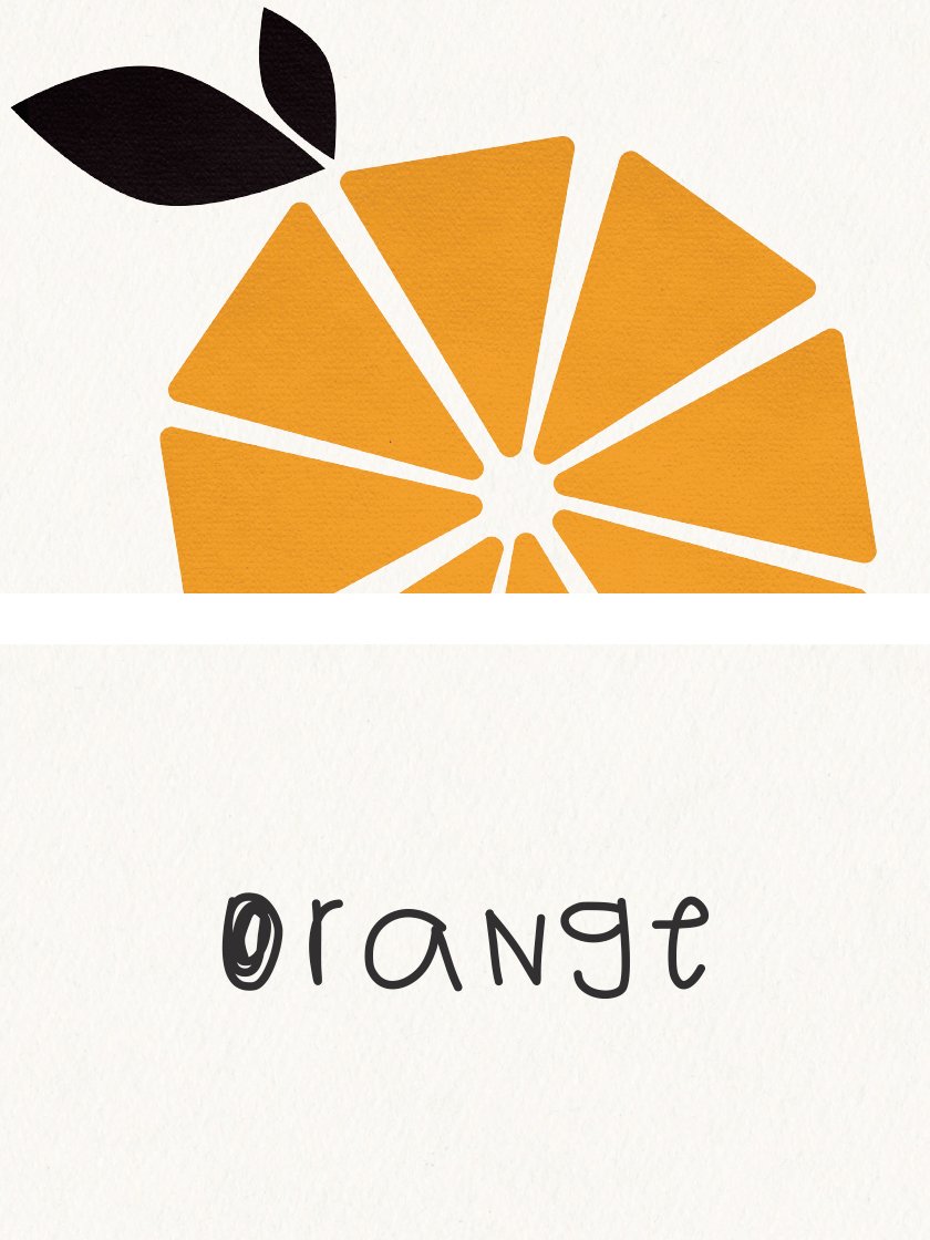 Orange - Orange Kids Room Poster