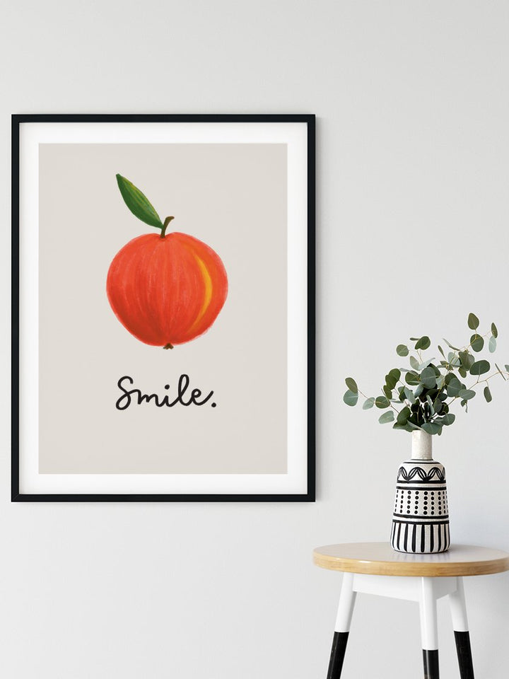 Smiling Apple - Poster