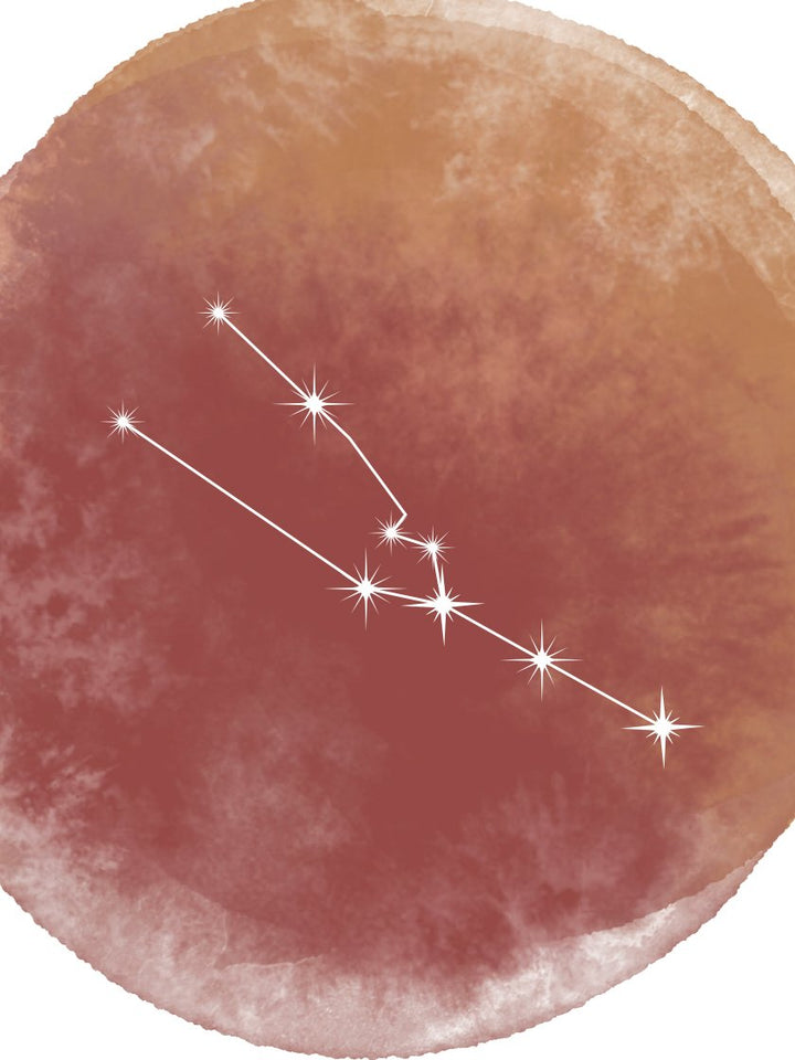 Taurus Watercolour - Stier Sternzeichen Poster