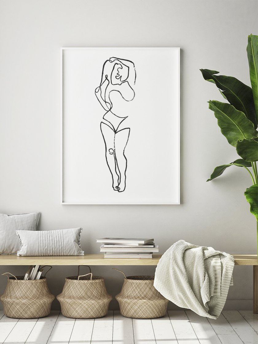 Woman Posing - Poster