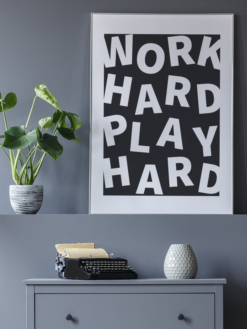 project-nord-work-hard-play-hard-poster-in-interior-hallway
